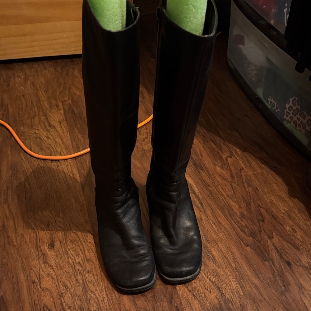 Elegant Black Over the Knee Women's Boots